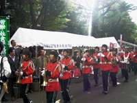 吹奏楽団のパレード