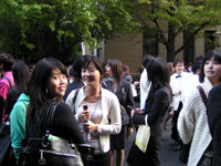 早稲田祭パレードに参加した学生群（４）