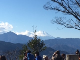 雪化粧の富士山を堪能