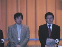 新幹事の増本さん（左）と大島さん（右）