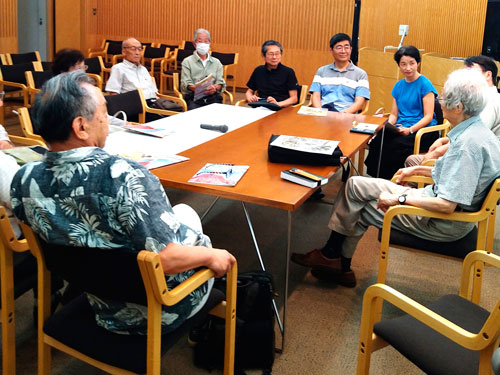 藪野先生を囲んで懇談(4)