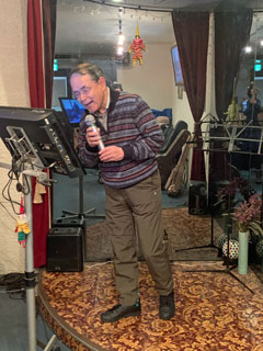 古曳さんの熱唱